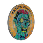 Zombie Birthday Halloween Kids Party Dartscheibe (Vorderseite Links)