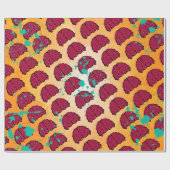 Zombie Birthday Halloween-Party Geschenkpapier (Flach)