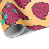 Zombie Birthday Halloween-Party Geschenkpapier (Rolleneckpunkt)