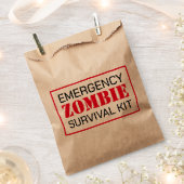 Zombie Birthday Halloween-Party Geschenktütchen (Ausgeschnitten)
