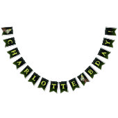 Zombie Birthday Kids Beängstigend Monster Wimpelkette (Alle)