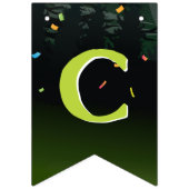 Zombie Birthday Kids Beängstigend Monster Wimpelkette (Zweite Fahne)