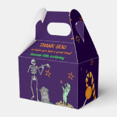Zombie Birthday Kids Party Geschenkschachtel (Rückseite)