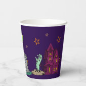 Zombie Birthday Kids Party Pappbecher (Rückseite)