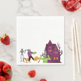 Zombie Birthday Kids Party Serviette