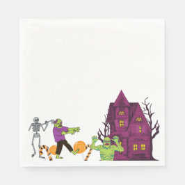 Zombie Birthday Kids Party Serviette