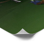 Zombie Birthday Kids Poster (Ecke)