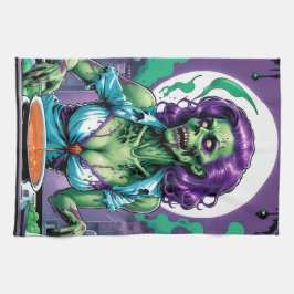 Zombie Bites: Creepische kulinarische Kreationen Geschirrtuch