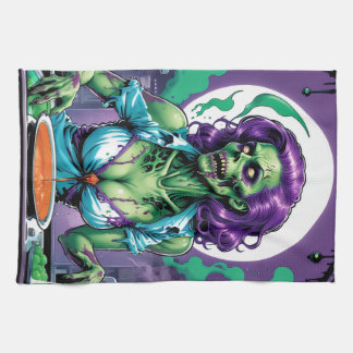 Zombie Bites: Creepische kulinarische Kreationen Geschirrtuch