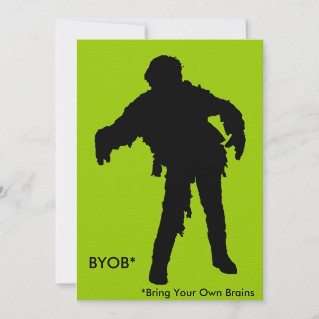 Zombie Black Silhouette (Vorderseite)