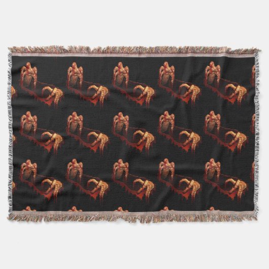 Zombie Blanket Gory Halloween-Deckendekor Decke (Vorderseite)