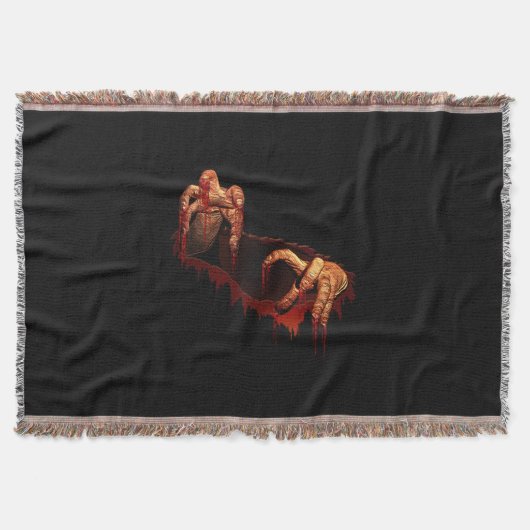 Zombie Blanket Gory Halloween-Deckendekor Decke (Vorderseite)
