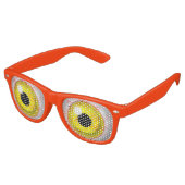 Zombie Bloodshot Gelb-Bulk-Augenball Sonnenbrille (Schrägansicht)