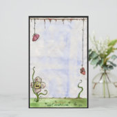 Zombie-Blume stationär Briefpapier (Stehend Vorderseite)