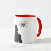 Zombie Braaainnss Tasse (VorderseiteRechts)