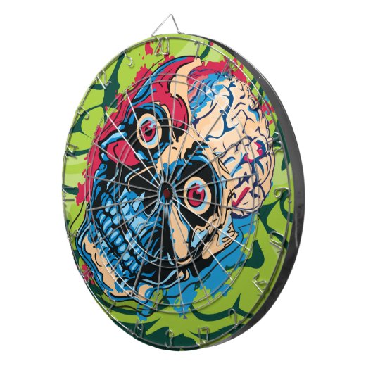 Zombie Brain Dartscheibe (Vorderseite rechts)