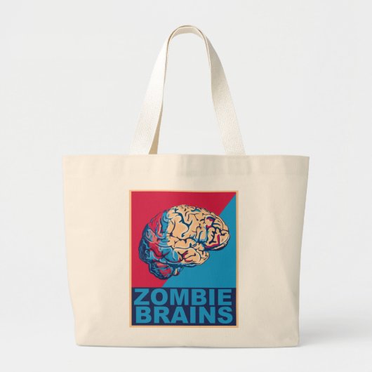 Zombie Brain Jumbo Stoffbeutel (Vorne)