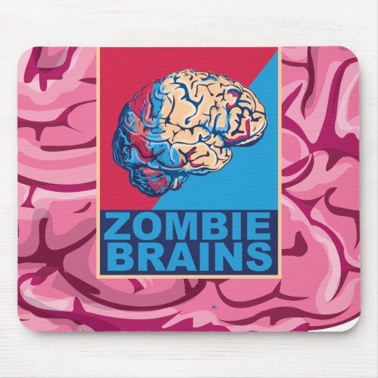 Zombie Brain Mousepad (Vorne)
