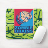 Zombie Brain Mousepad (Mit Mouse)