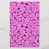 Zombie Brain Pattern Briefpapier (Vorderseite)