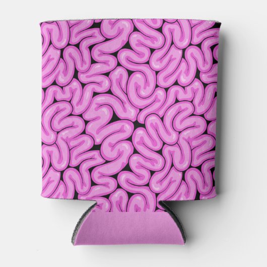 Zombie Brain Pattern Dosenkühler (Vorderseite)