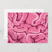 Zombie Brain Postkarte (Vorne/Hinten)