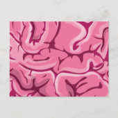 Zombie Brain Postkarte (Vorderseite)