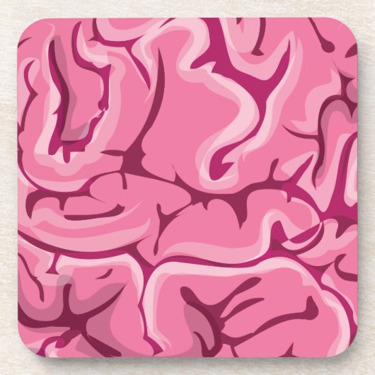 Zombie Brain Untersetzer (Vorderseite)