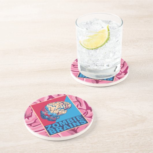 Zombie Brain Untersetzer (Seite)