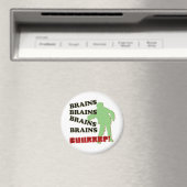 Zombie Brains Brains Brains Brains Burp! Magnet (In Situ (Geschirrspüler))