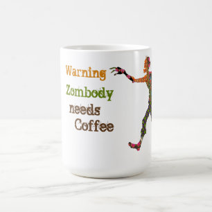 Zombie braucht Kaffee Verwandlungstasse