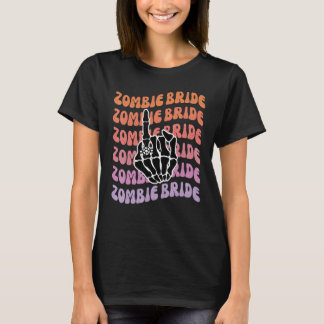 Zombie-Braut Bis Dass Der Tod Uns Scheidet Jungges T-Shirt