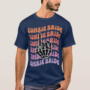 Zombie-Braut Bis Dass Der Tod Uns Scheidet Jungges T-Shirt