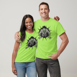 Zombie bricht durch Wand Horror-Geschenk T-Shirt