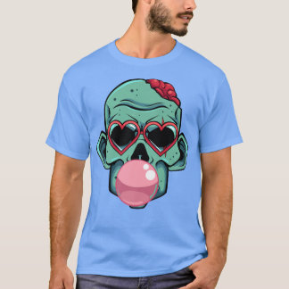 Zombie Bubblegum Lazy Halloween Kostüm Funny Mons T-Shirt