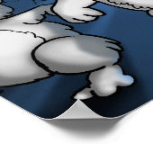 Zombie Bunnies-Regel! Poster (Ecke)