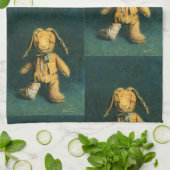 Zombie Bunny Tee Handtuch (Gefaltet)