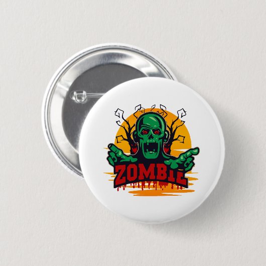Zombie Button (Vorne & Hinten)