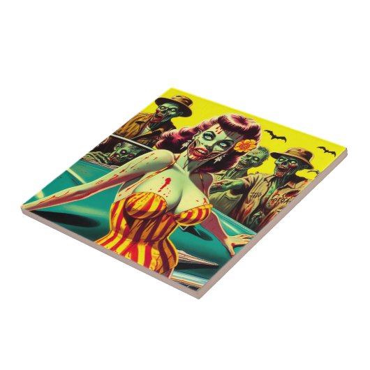 Zombie-Button Fliese (Seite)