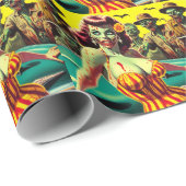 Zombie-Button Geschenkpapier (Rolleneckpunkt)