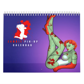Zombie Button-Oben Kalender 2014