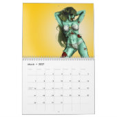 Zombie Button-Oben Kalender 2014 (Mär 2027)