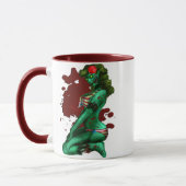 Zombie Button-Oben Tasse (Links)