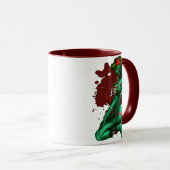 Zombie Button-Oben Tasse (VorderseiteRechts)