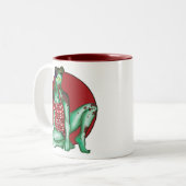 Zombie Button-Oben Tasse (Vorderseite Links)