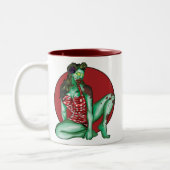 Zombie Button-Oben Tasse (Links)