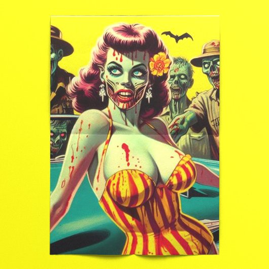 Zombie-Button Seidenpapier