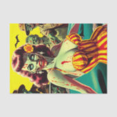 Zombie-Button Seidenpapier (Vorderseite)