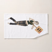 Zombie Button Up Girl Protest I Handtuch (Handtuch)