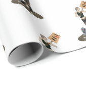 Zombie Button Up Girl Protest II Packpapier (Rolleneckpunkt)